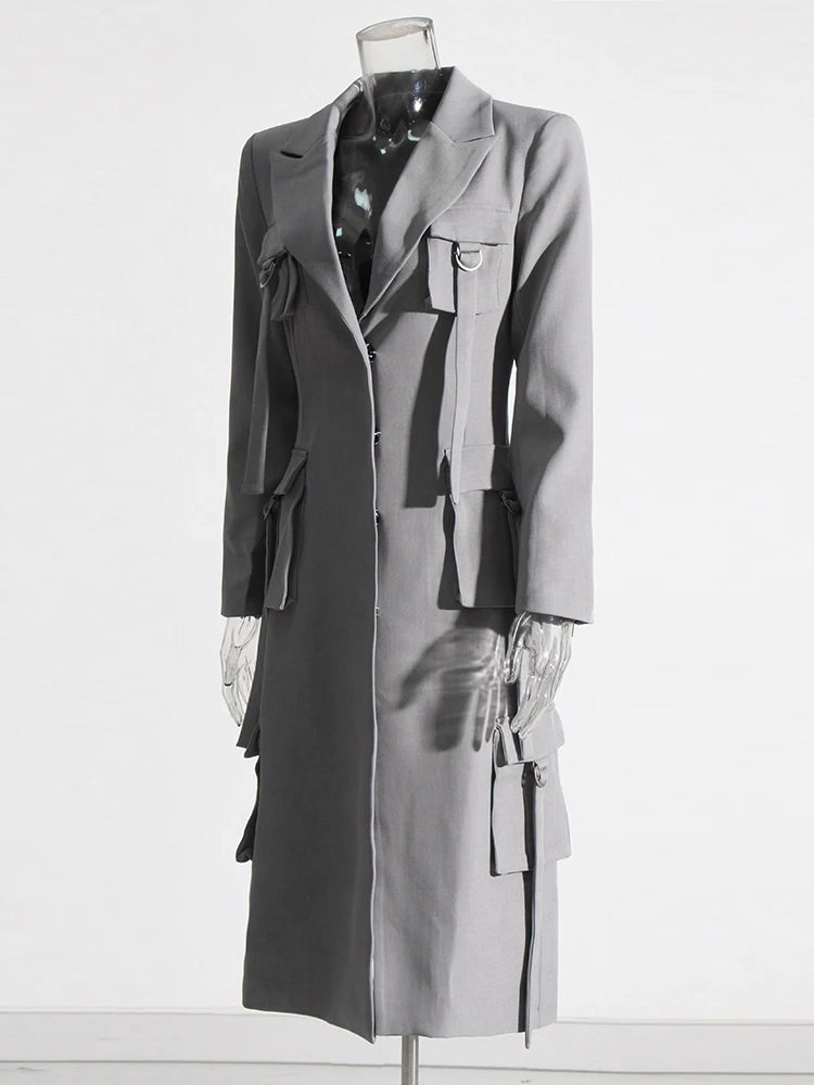 Structured Utility Trench Coat