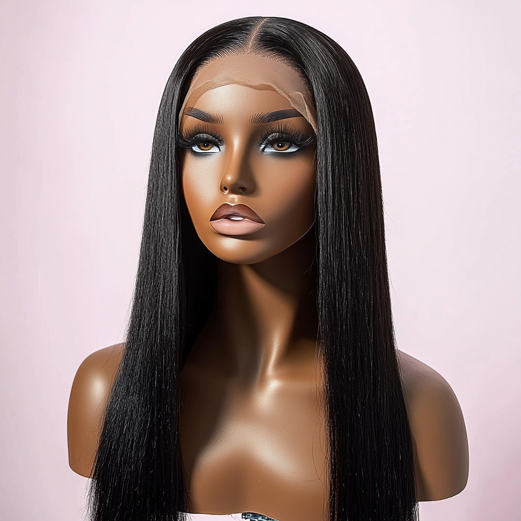 Sonya - Luxury Virgin Human Hair Wig Straight Full Lace Wig 360 Lace Wig Transparent Lace Wig