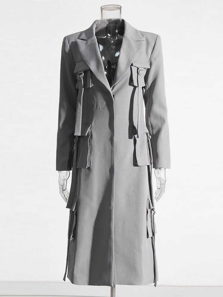 Structured Utility Trench Coat