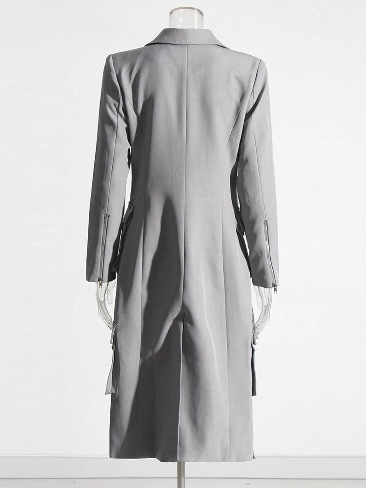 Structured Utility Trench Coat