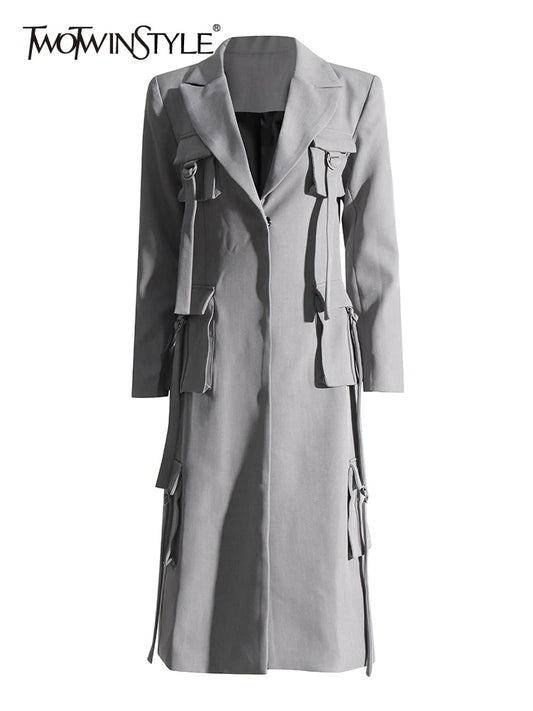 Structured Utility Trench Coat