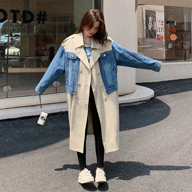 https://ae01.alicdn.com/kf/Sbe73807c81f04d1f892a7808e6ecbd97C/BJTZ-Fashionable-Denim-Patchwork-Windbreaker-Long-Loose-Oversized-Jacket-For-Women-2024-Spring-Autumn-New-Female.jpg_640x640.jpg