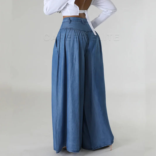 Women's Pants Fashion and Personality Design Long Pants Casual High Street Trousers Outdoor Dressing Slender Waist 2024