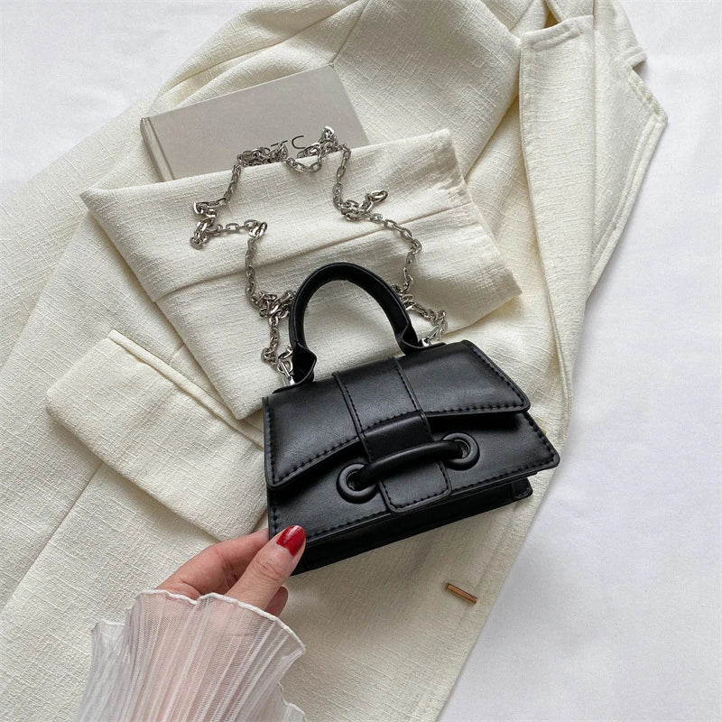 1PC Fashion Mini Coin Purse Cute Pu Leather Handbag Vintage Women Chic Crossbody Bag Luxury Designer Small Shoulder Bags